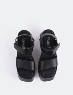 Women L'INTERVALLE Gentil Black Leather