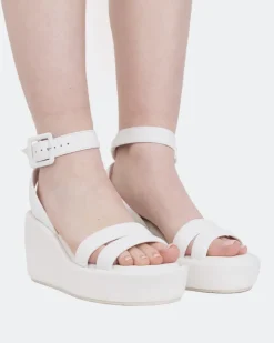 Women L'INTERVALLE Geralda White Leather