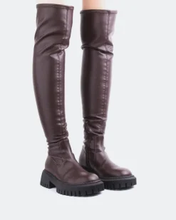 Women L'INTERVALLE Gironde Brown Stretch