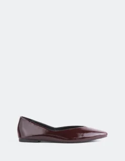 Women L'INTERVALLE Glissandra Burgundy Patent