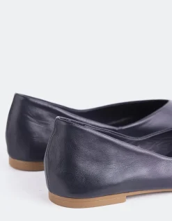 Women L'INTERVALLE Glissandra Navy Leather