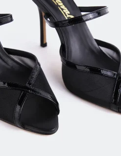 Women L'INTERVALLE Gloxinia Black Leather