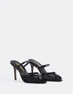 Women L'INTERVALLE Gloxinia Black Leather