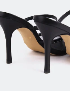 Women L'INTERVALLE Gloxinia Black Leather