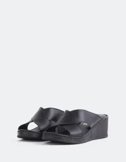 Women L'INTERVALLE Govina Black Leather