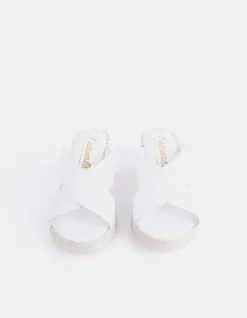 Women L'INTERVALLE Govina White Leather