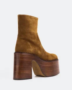 Women L'INTERVALLE Gunner Brown Suede