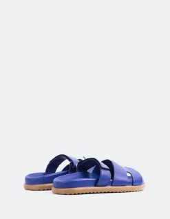 Women L'INTERVALLE Gustave Blue Leather