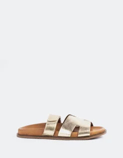 Women L'INTERVALLE Gustave Gold Leather