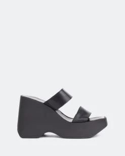 Women L'INTERVALLE Hadid Black Leather