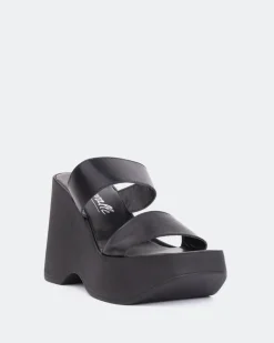 Women L'INTERVALLE Hadid Black Leather