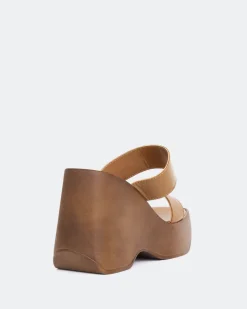 Women L'INTERVALLE Hadid Tan Leather