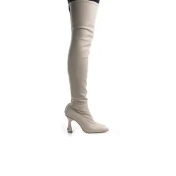 Women L'INTERVALLE Hamlet Beige Stretch