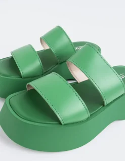 Women L'INTERVALLE Happy Green Leather