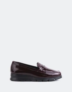Women L'INTERVALLE Harmani Burgundy Patent