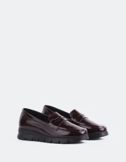 Women L'INTERVALLE Harmani Burgundy Patent
