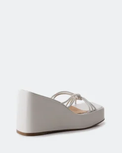 Women L'INTERVALLE Harmonia Off White Leather