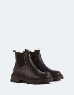 Women L'INTERVALLE Hayes Brown Leather