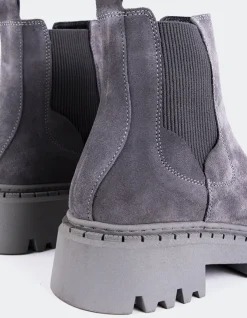 Women L'INTERVALLE Hayes Grey Suede