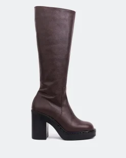 Women L'INTERVALLE Hedon Brown Leather