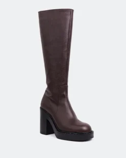 Women L'INTERVALLE Hedon Brown Leather