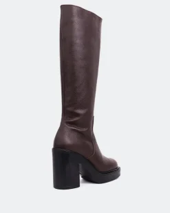 Women L'INTERVALLE Hedon Brown Leather