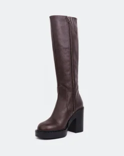 Women L'INTERVALLE Hedon Brown Leather