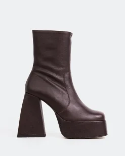 Women L'INTERVALLE Hippie Brown Leather