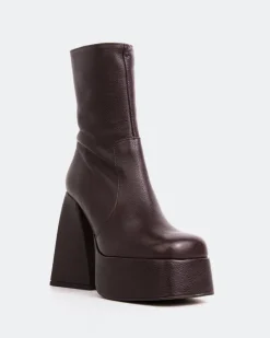 Women L'INTERVALLE Hippie Brown Leather