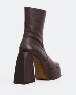 Women L'INTERVALLE Hippie Brown Leather