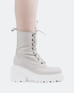 Women L'INTERVALLE Homer Off White Leather