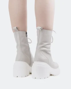 Women L'INTERVALLE Homer Off White Leather