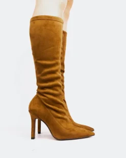 Women L'INTERVALLE Horizon Tan Suede Stretch
