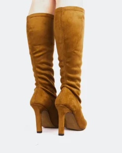 Women L'INTERVALLE Horizon Tan Suede Stretch