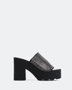 Women L'INTERVALLE Hutton Black Strass