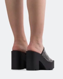 Women L'INTERVALLE Hutton Black Strass
