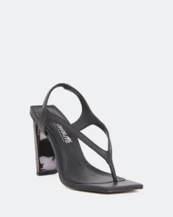 Women L'INTERVALLE Icon Black Leather