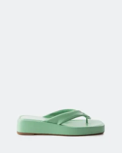 Women L'INTERVALLE Ismene Mint Leather