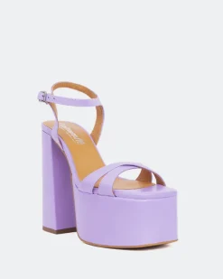 Women L'INTERVALLE Ives Purple Leather