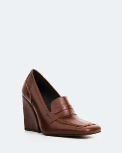 Women L'INTERVALLE Jardins Chestnut Leather