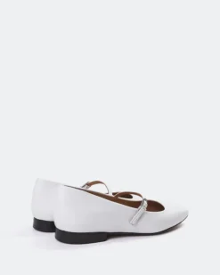 Women L'INTERVALLE Jaria White Leather