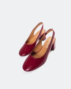 Women L'INTERVALLE Jarotes Burgundy Leather