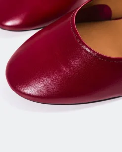 Women L'INTERVALLE Jarotes Burgundy Leather