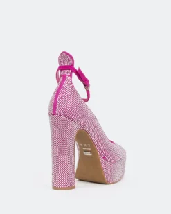Women L'INTERVALLE Jayne, Fucshia. Suede/Suède Fucshia