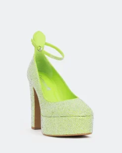 Women L'INTERVALLE Jayne, Green Suede/Suède Vert
