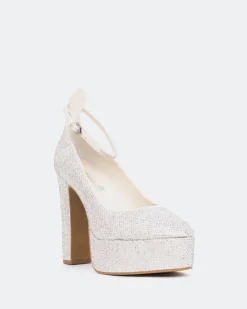 Women L'INTERVALLE Jayne, Off White Suede/Suède Blanc cassé