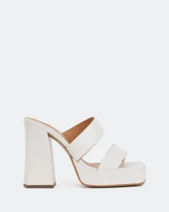 Women L'INTERVALLE Jinx Off White Leather/Cuir Blanc Cassé
