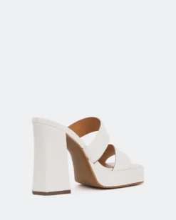 Women L'INTERVALLE Jinx Off White Leather/Cuir Blanc Cassé
