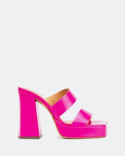 Women L'INTERVALLE Jinx Pink Leather/Cuir Rose