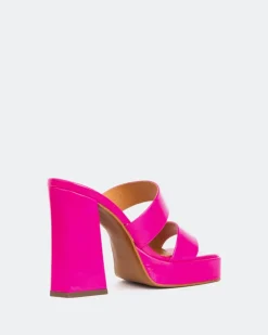 Women L'INTERVALLE Jinx Pink Leather/Cuir Rose